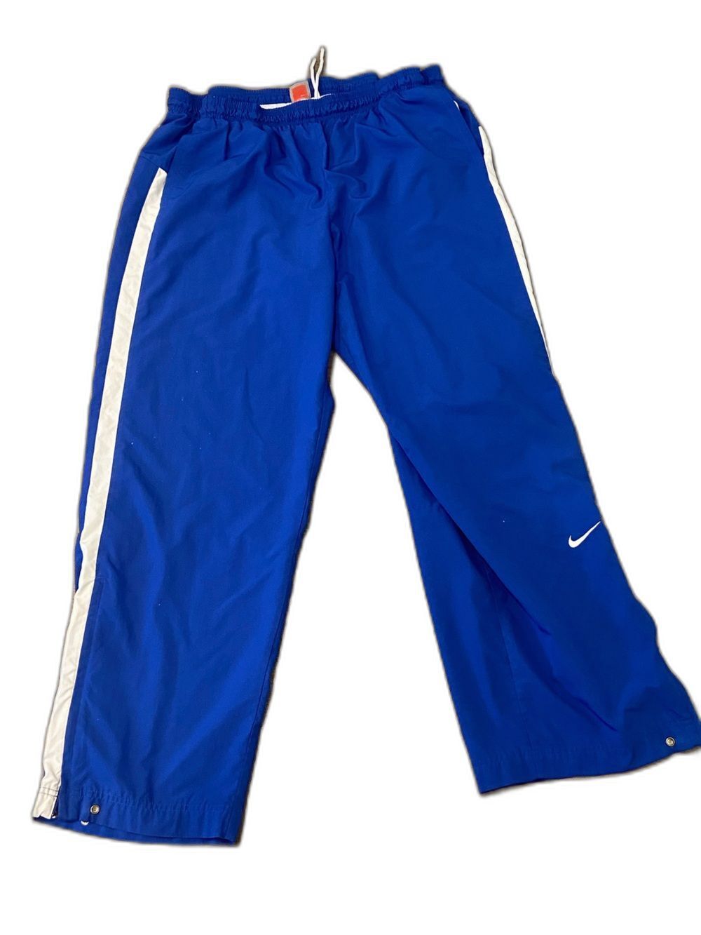 Nike Mens Track Pants with White Side Stripes XL Athletic